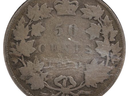 1870 Canada 50-Cents (Impaired) Fashion