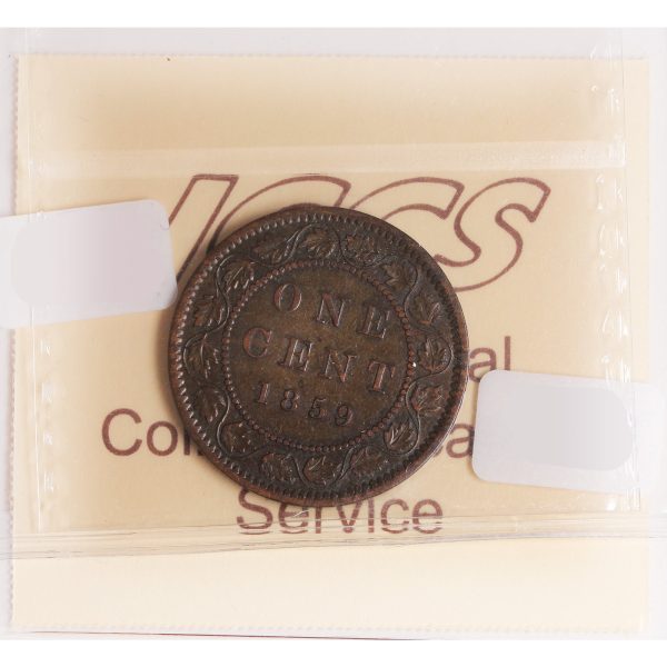 1859 DP N9#3 Canada 1-Cent ICCS Certified VF-20 (Scratches) on Sale