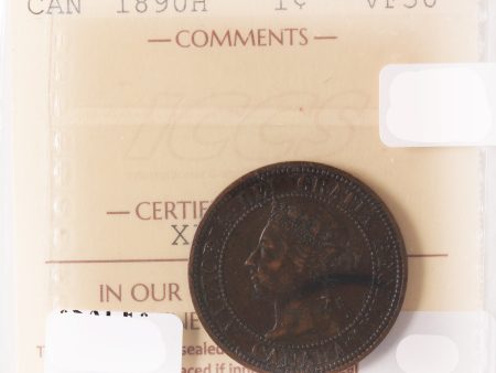 1890H Canada 1-Cent ICCS Certified VF-30 Online Sale