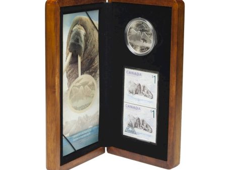 RDC 2005 Canada $5 Walrus & Calf Coin And Stamp Set (Issues) Supply