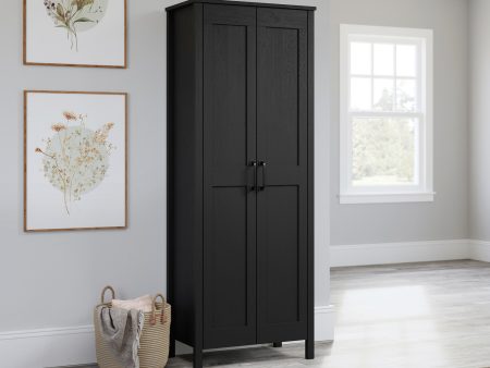 2-Door Storage Cabinet Raven Oak Cheap