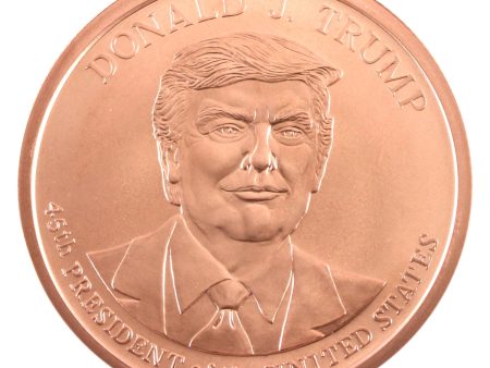 President Donald Trump 5oz. .999 Fine Copper Online Hot Sale