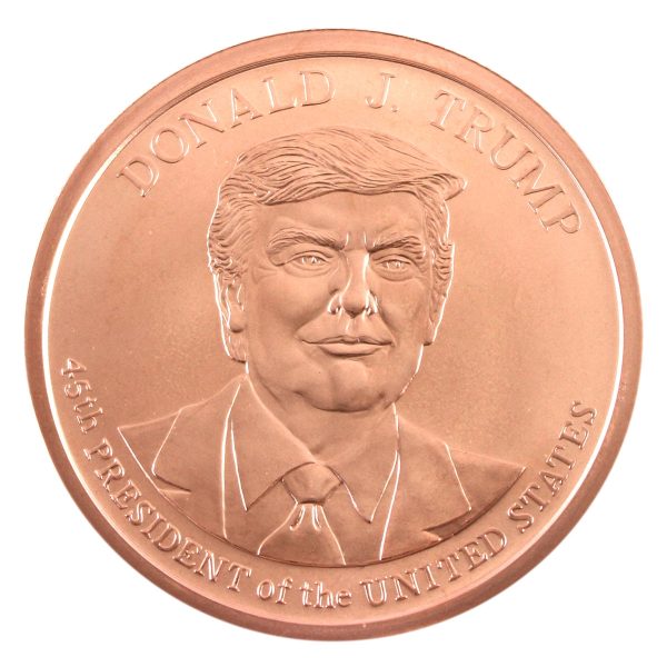 President Donald Trump 5oz. .999 Fine Copper Online Hot Sale