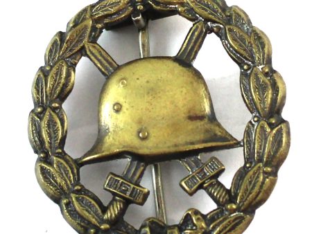 WWI German Voided Pattern Wound Badge 1st Class Supply