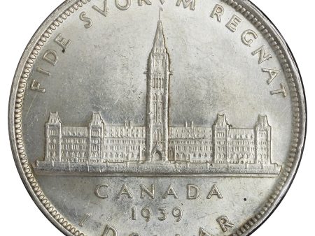 1939 Canada Dollar UNC+ (MS-62) Impaired on Sale