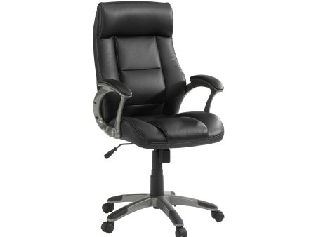 Manager Chair Leather Black Online Hot Sale