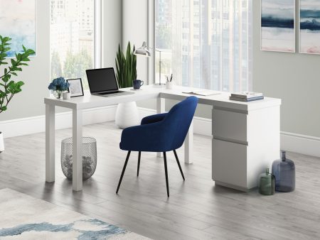 Northcott L-Desk Wh Fashion