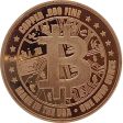 Bitcoin 1oz. .999 Fine Copper Fashion