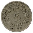 1867 No Rays USA Nickel F-VF (F-15) Online Sale