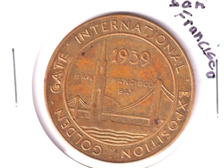 1939 Golden Gate Expo San Francisco Token Online Hot Sale