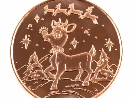 Rudolph 1oz. .999 Fine Copper For Sale