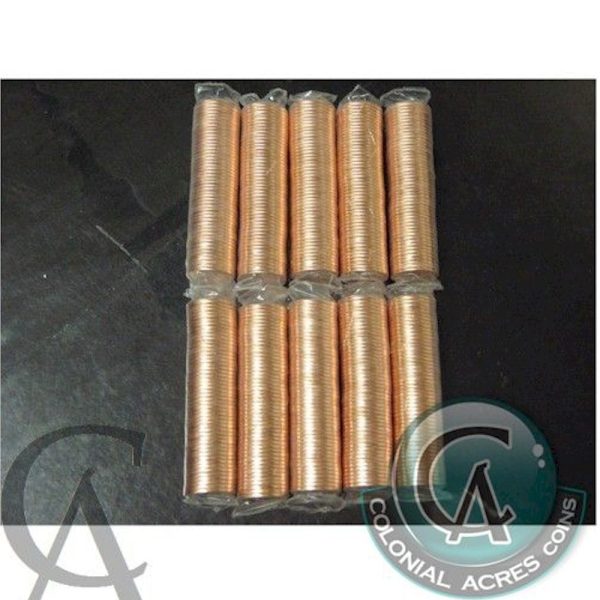 10 x 2012 Non Magnetic Canada 1-cent Original Rolls of 50pcs Fashion