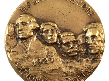 1980 Mount Rushmore Black Elk Bronze Challenge Coin Online now