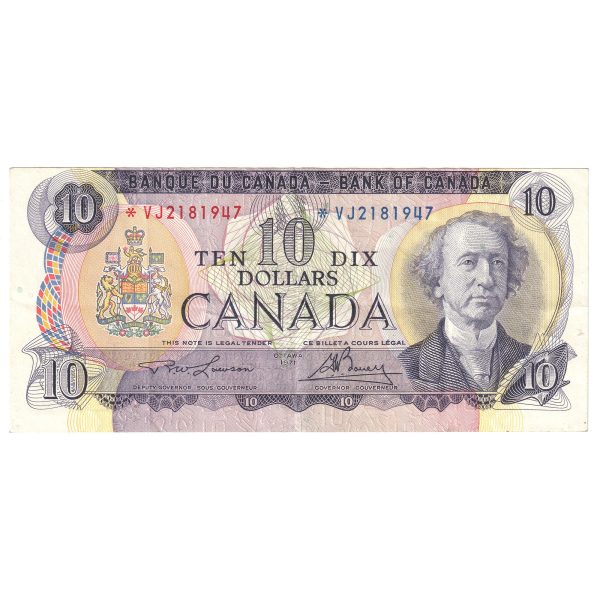 BC-49ca 1971 Canada $10 Lawson-Bouey, Replacement, *VJ, VF Hot on Sale