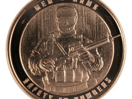 Safety in Numbers - Men and Arms 1oz. .999 Fine Copper For Cheap