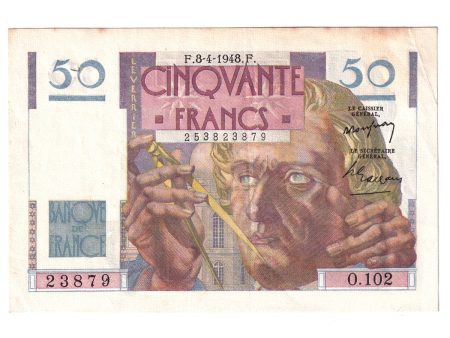 France 1948 Pick #127b 50 Francs EF on Sale