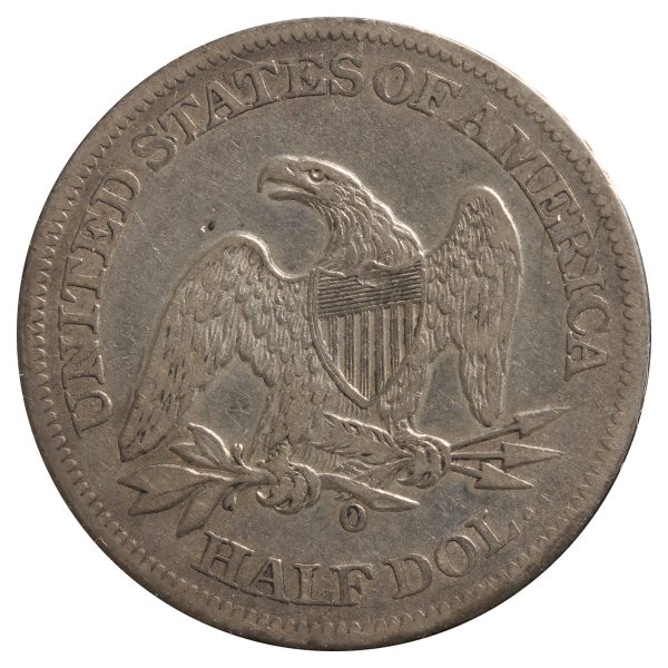 1860 O USA Half Dollar VF-EF (VF-30) Scratched Cheap