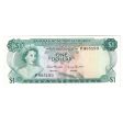 Bahamas Note, 1968 1 Dollar, Pick #27a, AU Cheap