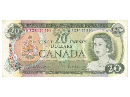 BC-50aA 1969 Canada $20 Beattie-Rasminsky, Replacement,*EX, VF For Sale