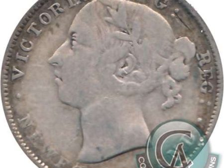 1865 Newfoundland 20-cents VG-F (VG-10) Hot on Sale