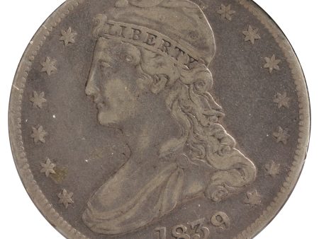 1839 USA Half Dollar Very Fine (VF-20) Spots For Sale