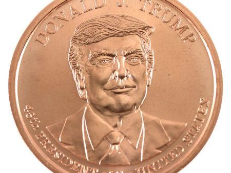 President Donald Trump 2oz. .999 Fine Copper For Discount