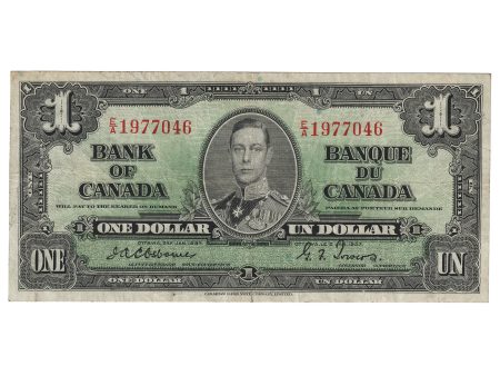 BC-21a 1937 Canada $1 Osbourne-Towers, E A For Cheap