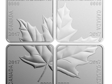 RDC 2017 Canada $3 Maple Leaf Quartet 1oz. Fine Silver (No Tax) impaired Fashion