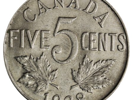 1928 Canada 5-cents AU-UNC (AU-55) $ Online