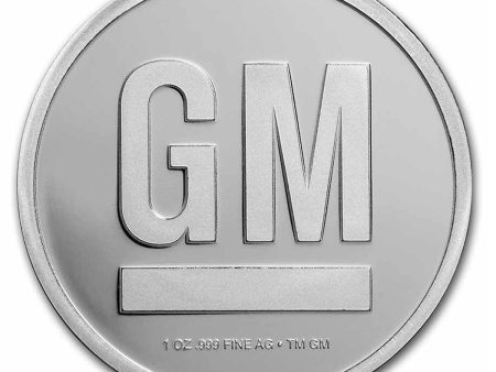 General Motors Logo (1967-2021) 1oz  .999 Silver Round (No Tax) Impaired Online