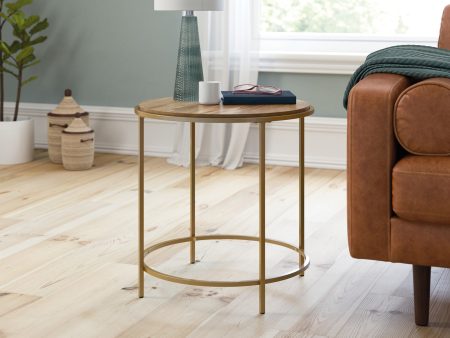 Int Lux Side Table Round Sindoori Mango Hot on Sale