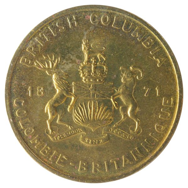 1871 British Columbia Pacific Dogwood Token For Discount