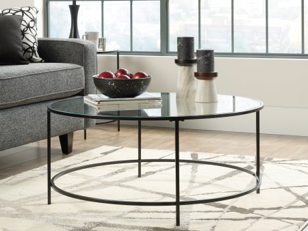 Harvey Park Coffee Table Black clear Gla For Sale