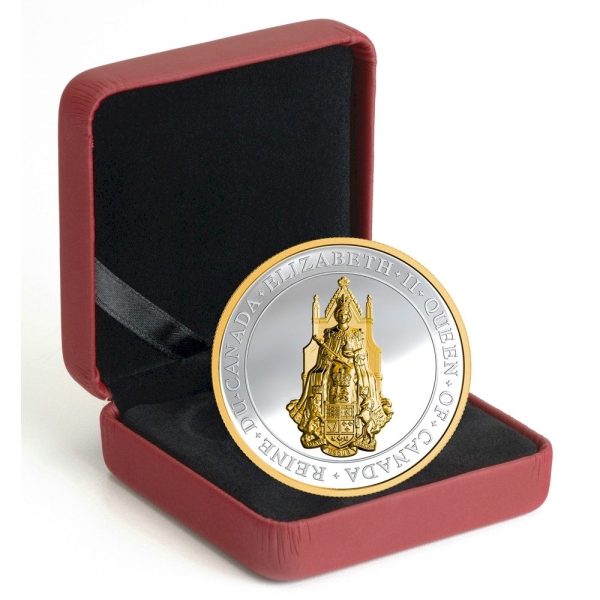 RDC 2017 $25 The Great Seal of Canada Gold-Plated Fine Silver (No Tax) Scratched Capsule Discount