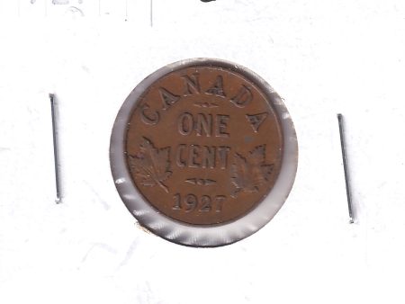 ERROR 1927 Canada 1-cent Fine (F-12) Lamination Error Hot on Sale