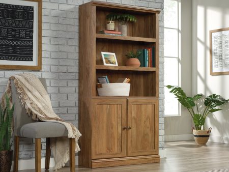 5 Shelf Bookcase W doors Sma 3a Fashion