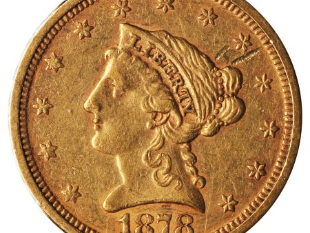 1878 S USA $2.50 Gold Quarter Eagle Extra Fine (EF-40) Mark Discount