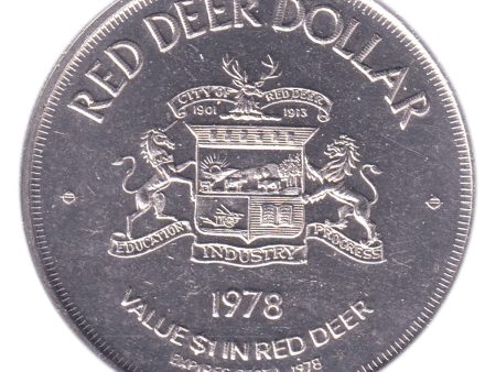 1978 Red Deer AB, Red Deer College Token For Discount