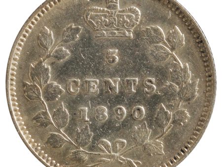 1890H Canada 5-Cents EF-AU (EF-45) Cleaned Online