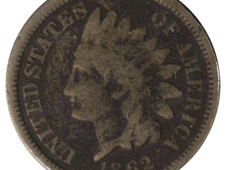 1862 USA Cent G-VG (G-6) Scratched, Cleaned, or Impaired Online Hot Sale