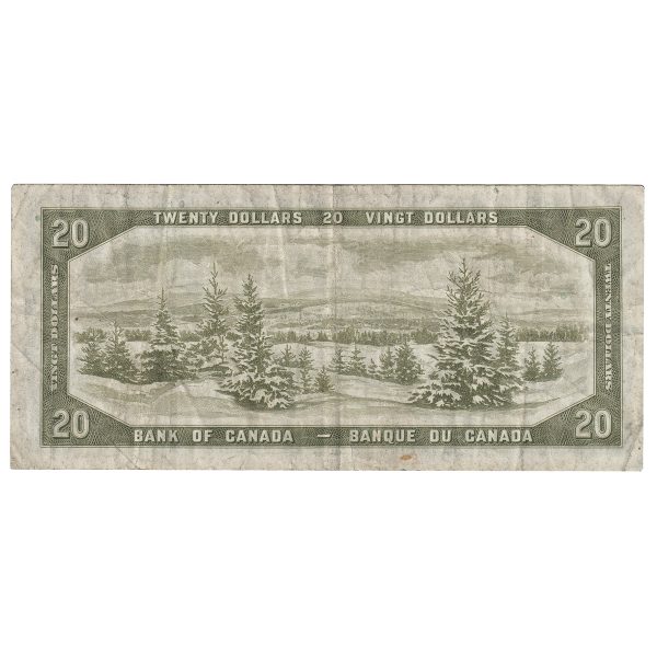 BC-33b 1954 Canada $20 Beattie-Coyne, Devil s Face, C E, VF on Sale