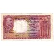 Portugal Pick #143 Note 1940 20 Escudos VF (damaged) Fashion