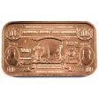 $10 Bison Bar 1oz. .999 Fine Copper For Cheap