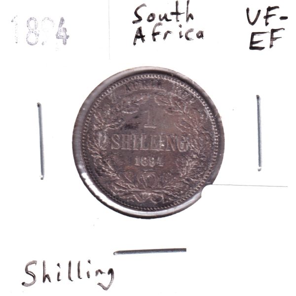 South Africa 1894 Shilling VF-EF (VF-30) For Sale