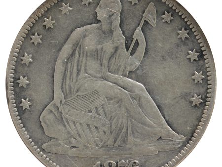 1876 USA Half Dollar Extra Fine (EF-40) Impaired For Discount