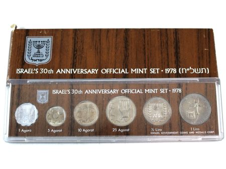 1978 Israel s 30th Anniversary Official Mint Set (Impaired) For Cheap