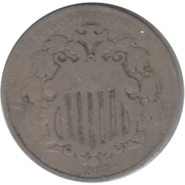 1867 No Rays USA Nickel G-VG (G-6) Online