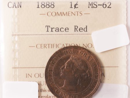 1888 Canada 1-Cent ICCS Certified MS-62 (Trace Red) Online