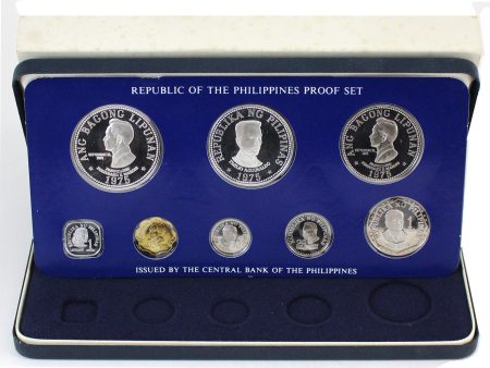 1975 Republic of The Philippines Proof Set In Case (Scratched) Cheap