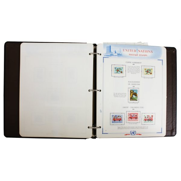 100+ United Nations Postage Stamps, Mostly Mint in Black Binder, 100Pcs. Online